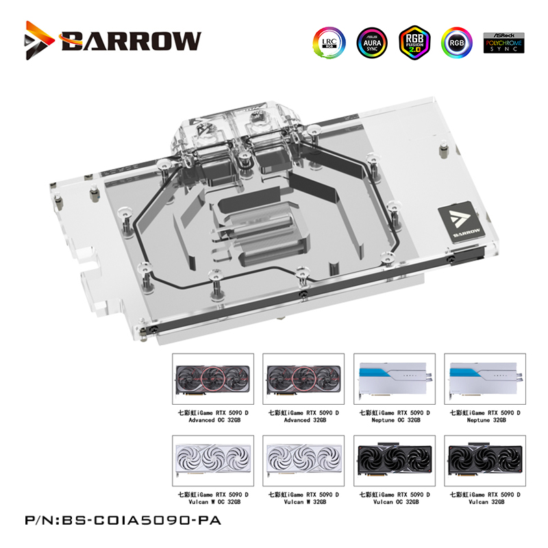 Barrow GPU Water Block for Col - огляд і ціна Rtx 5090 32Gb