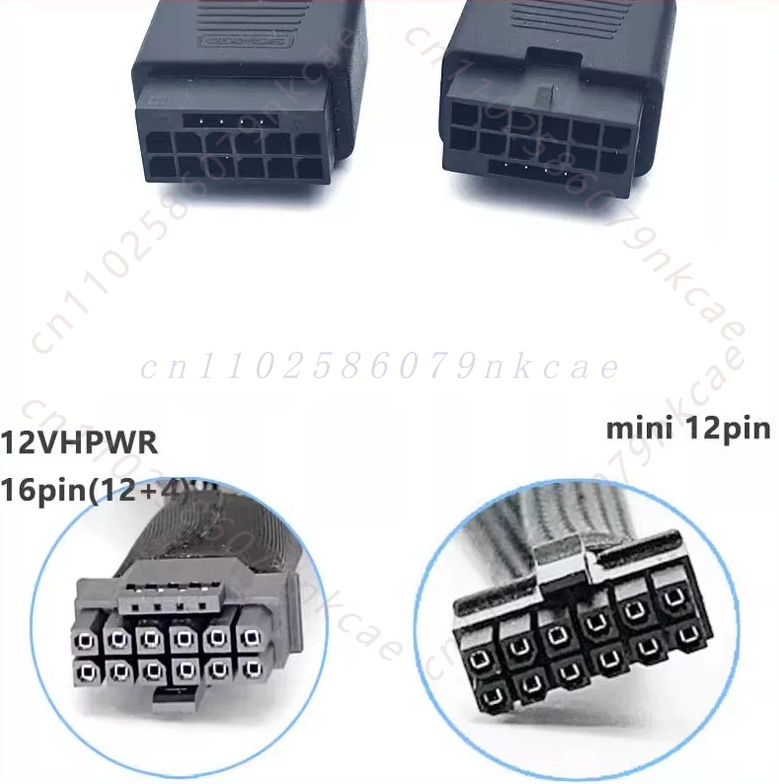 12VHPWR 16Pin Female to Dual 8 - огляд і ціна Dual 8Pin To 16Pin 12Vhpwr Cable