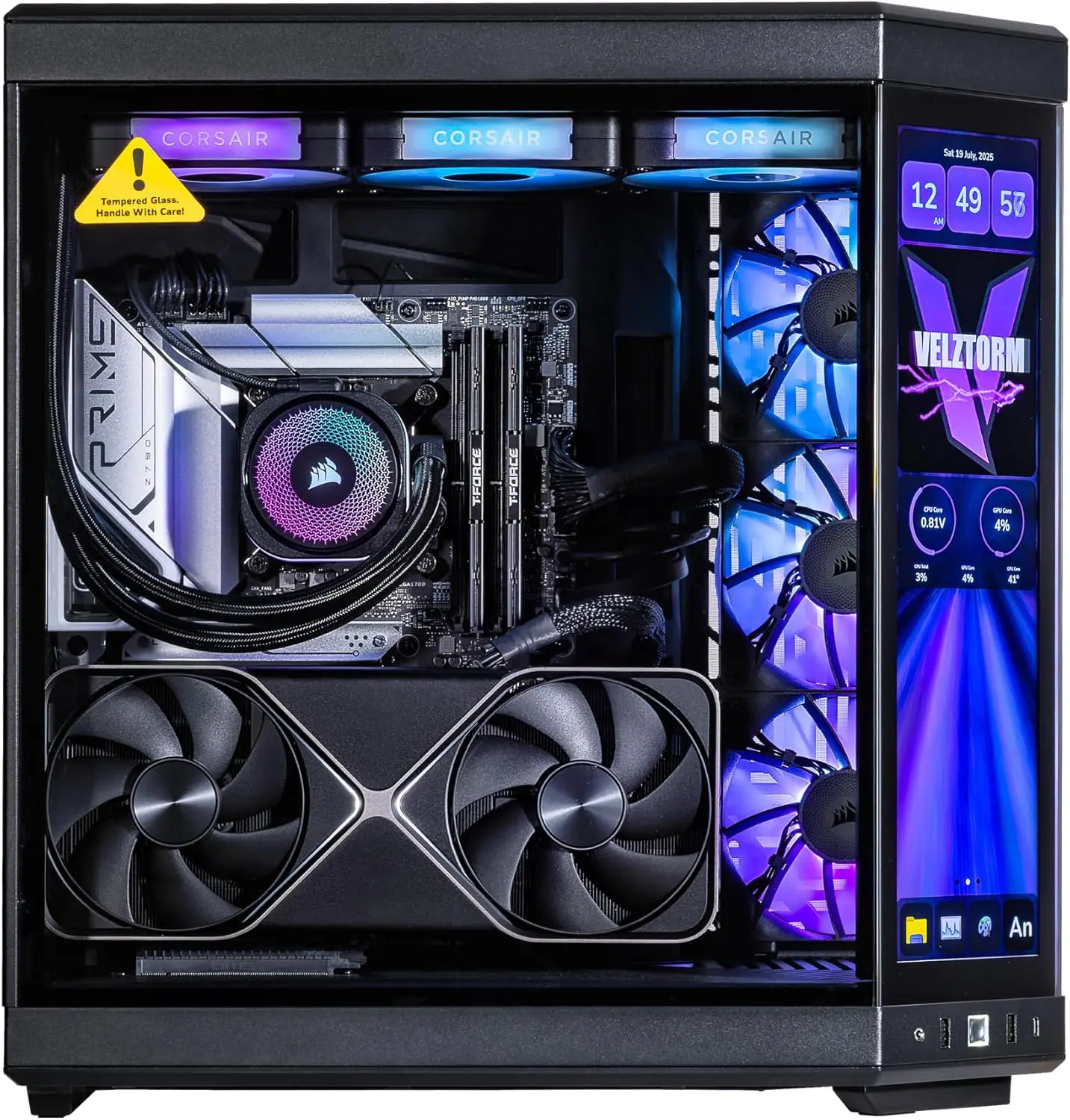 Velztorm LCD Black Praetix Cus - огляд і ціна Rtx 5090 32Gb